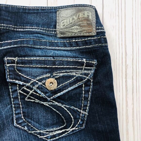 🇨🇦Silver Suki Surplus Distressed Jeans Siz… - Picture 6 of 8